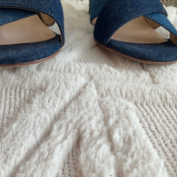 New denim wedge shoes,size 8.Billy Ella. - Picture 5 of 7